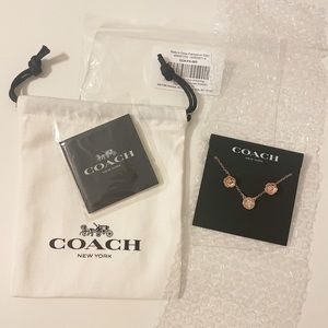 COACH Necklace and Earrings Set